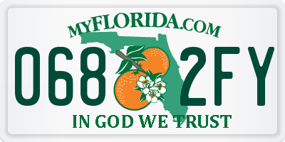 FL license plate 0682FY