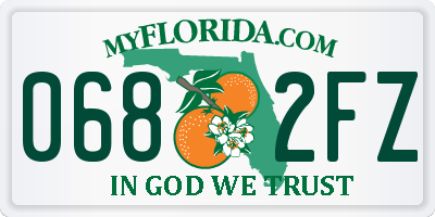 FL license plate 0682FZ