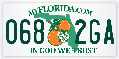 FL license plate 0682GA