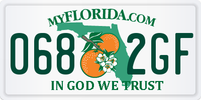 FL license plate 0682GF