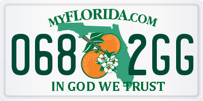 FL license plate 0682GG