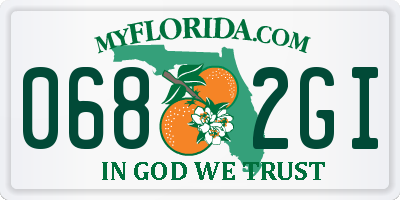 FL license plate 0682GI