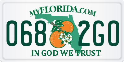 FL license plate 0682GO