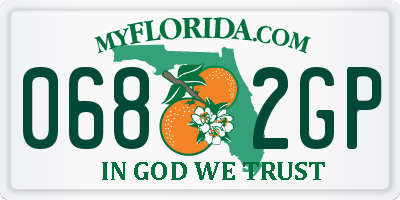 FL license plate 0682GP