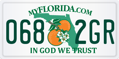 FL license plate 0682GR