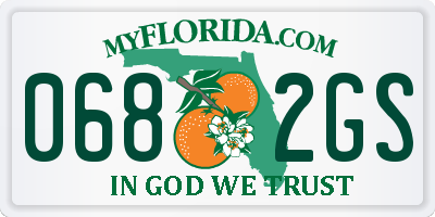 FL license plate 0682GS