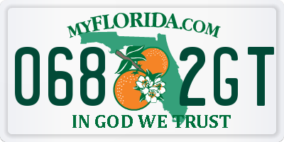 FL license plate 0682GT
