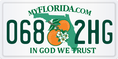 FL license plate 0682HG