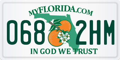 FL license plate 0682HM