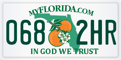 FL license plate 0682HR