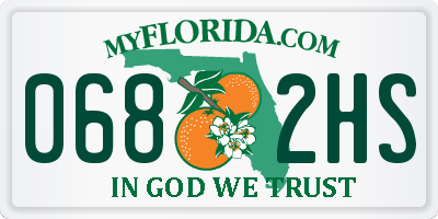 FL license plate 0682HS