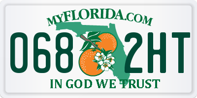 FL license plate 0682HT