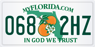 FL license plate 0682HZ