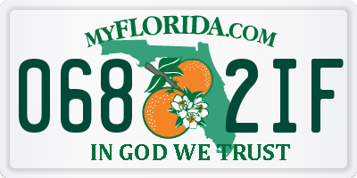FL license plate 0682IF