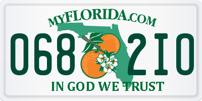 FL license plate 0682IO