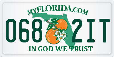 FL license plate 0682IT