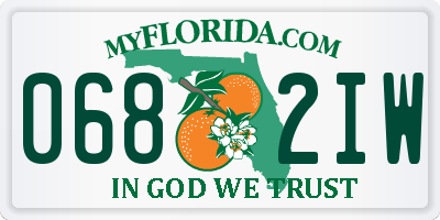 FL license plate 0682IW