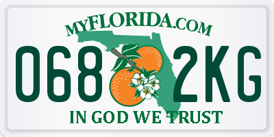 FL license plate 0682KG
