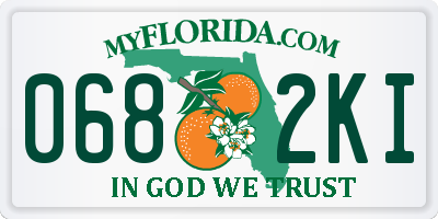 FL license plate 0682KI