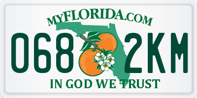 FL license plate 0682KM