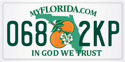 FL license plate 0682KP