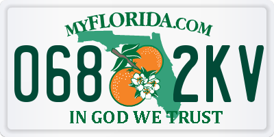 FL license plate 0682KV