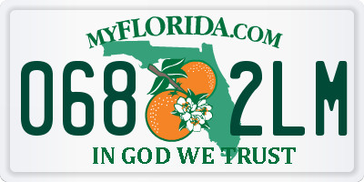 FL license plate 0682LM