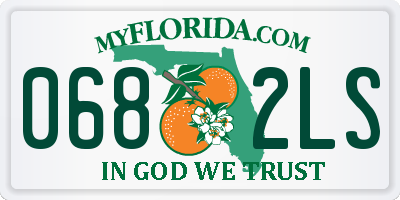 FL license plate 0682LS