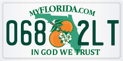 FL license plate 0682LT