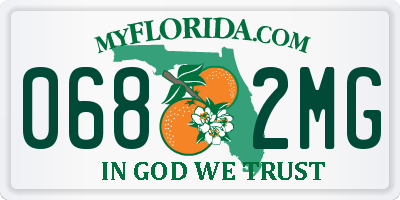 FL license plate 0682MG