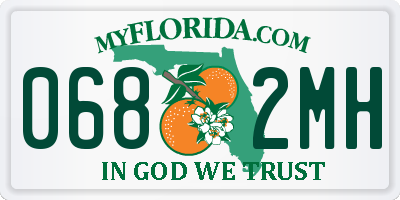 FL license plate 0682MH