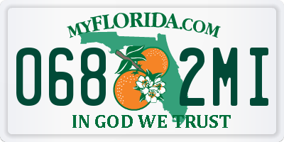FL license plate 0682MI