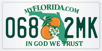 FL license plate 0682MK