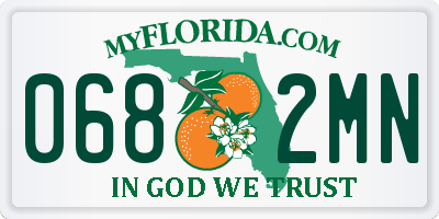 FL license plate 0682MN