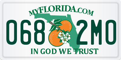 FL license plate 0682MO