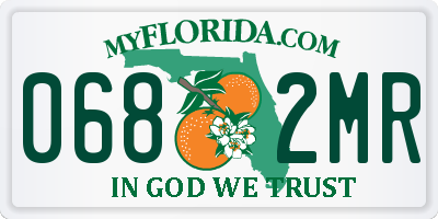 FL license plate 0682MR