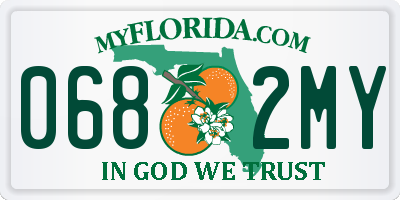 FL license plate 0682MY