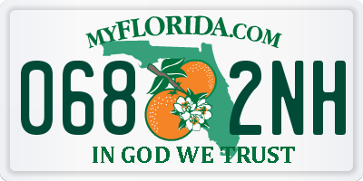 FL license plate 0682NH