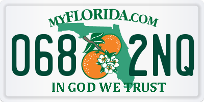 FL license plate 0682NQ