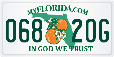 FL license plate 0682OG