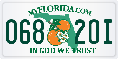 FL license plate 0682OI