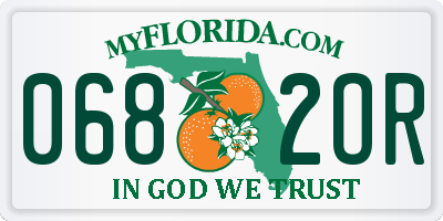 FL license plate 0682OR
