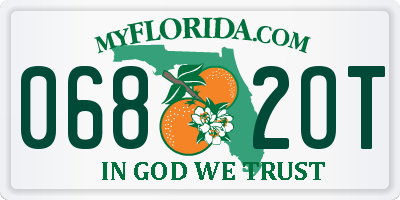 FL license plate 0682OT
