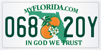 FL license plate 0682OY