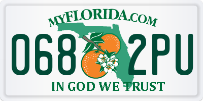 FL license plate 0682PU