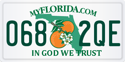 FL license plate 0682QE