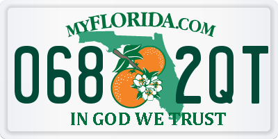 FL license plate 0682QT