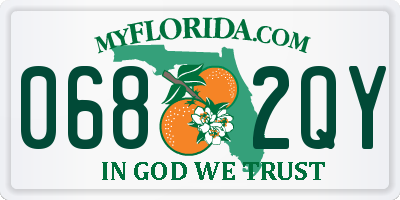 FL license plate 0682QY
