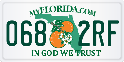 FL license plate 0682RF