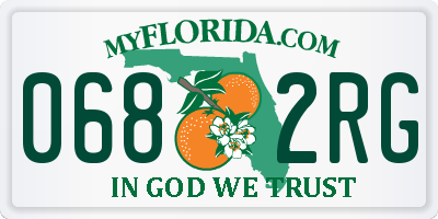 FL license plate 0682RG